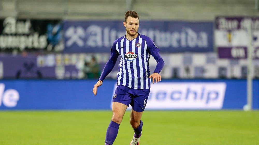 Florian Ballas kam im vergangenen Sommer von Dynamo Dresden nach Aue.