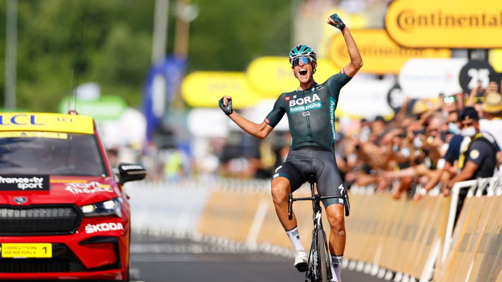 Nils Politt gewinnt die 12. Etappe der diesjährigen Tour de France.
