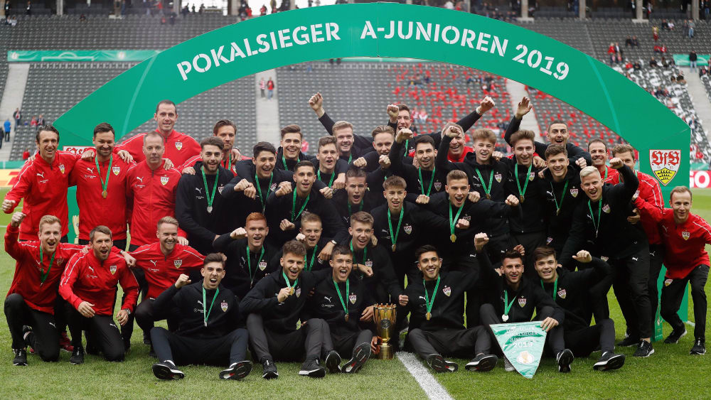Der bisher letzte DFB-Junioren-Pokalsieger: der VfB Stuttgart 2019.