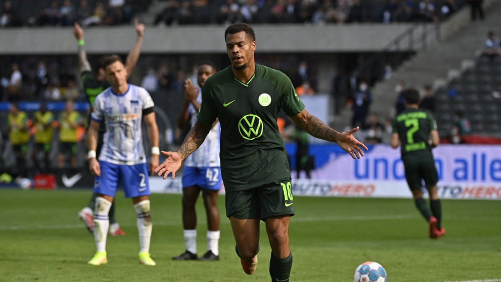 Lukas Nmecha ist Wolfsburgs Sieggarant in Berlin.