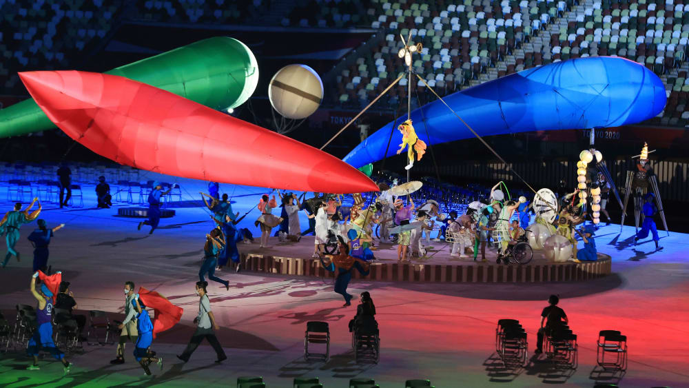 Farbenfrohe Zeremonie: Die Paralympics gehen los.