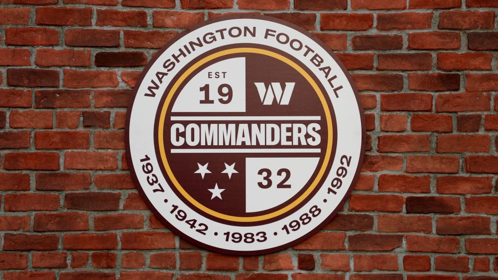 Das neue Logo der Washington Commanders.