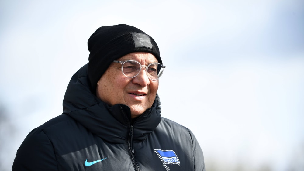 "Ich habe keine Derby-Ängste, aber ich bin schon nervös": Hertha-Coach Felix Magath.