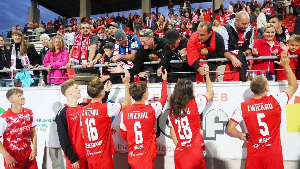 Zwickau freute sich am Wochenende über den ersten Heimsieg der neuen Saison.