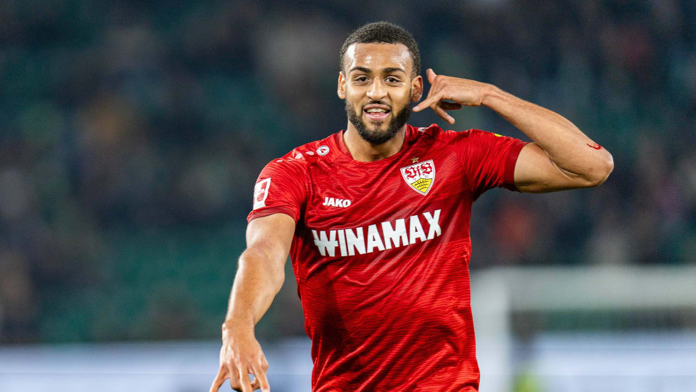 Stuttgarts Vagnoman durfte dann doch noch einen eigenen Treffer bejubeln.