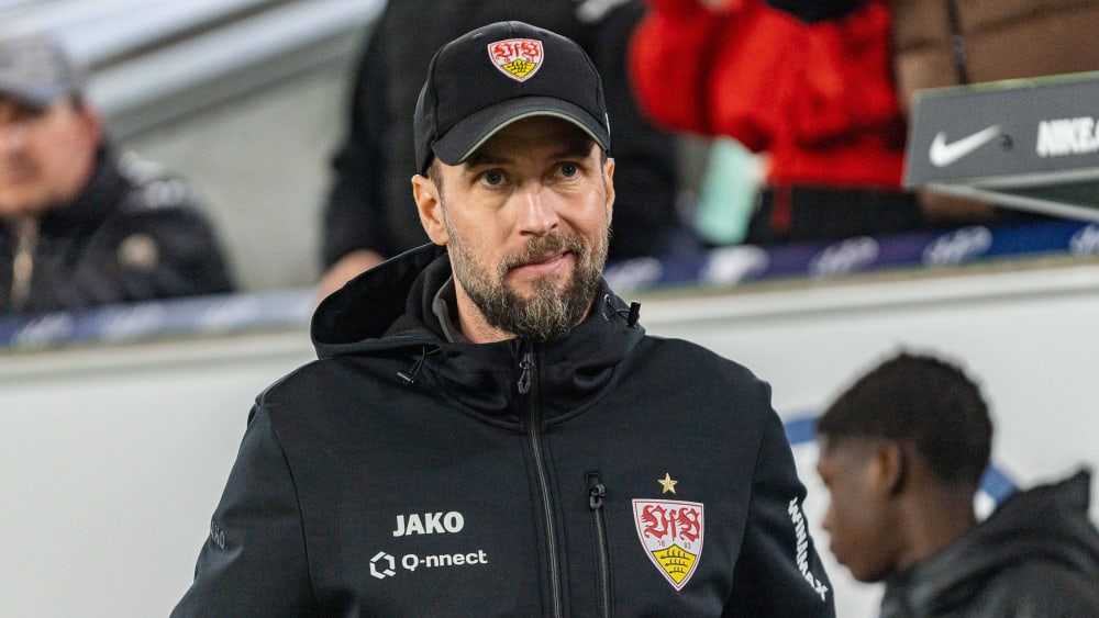 Stuttgarts Trainer Sebastian Hoeneß