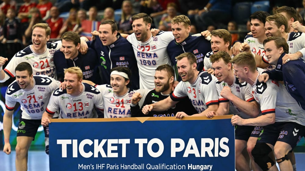 Norwegen holte sich souverän das Ticket zum Handball-Turnier bei Olympia in Paris.