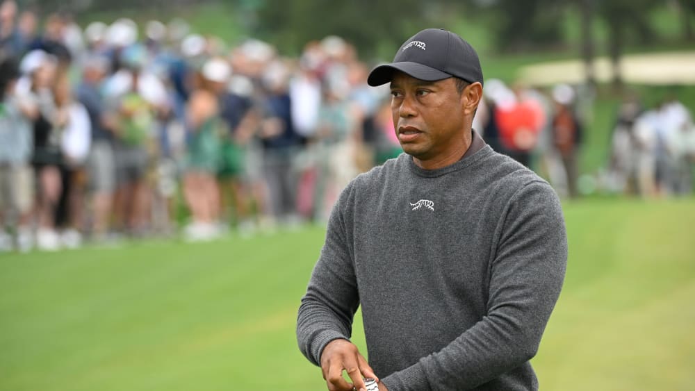 Bereit machen für den Höhepunkt: Tiger Woods in Augusta.