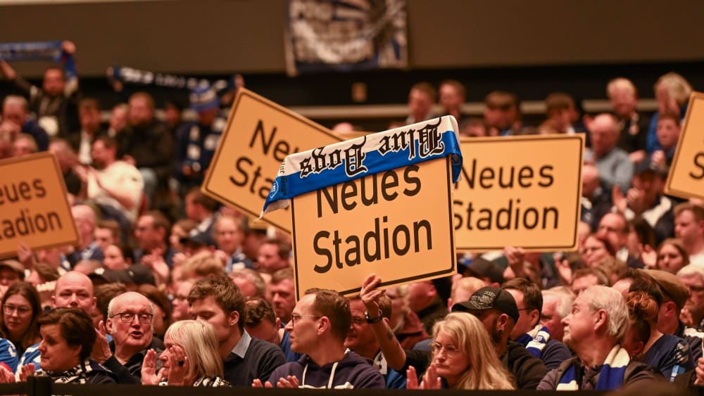Die Unterstützer waren sichtbar am Montag in der Weser-Ems-Halle: Oldenburg bekommt ein neues Stadion.