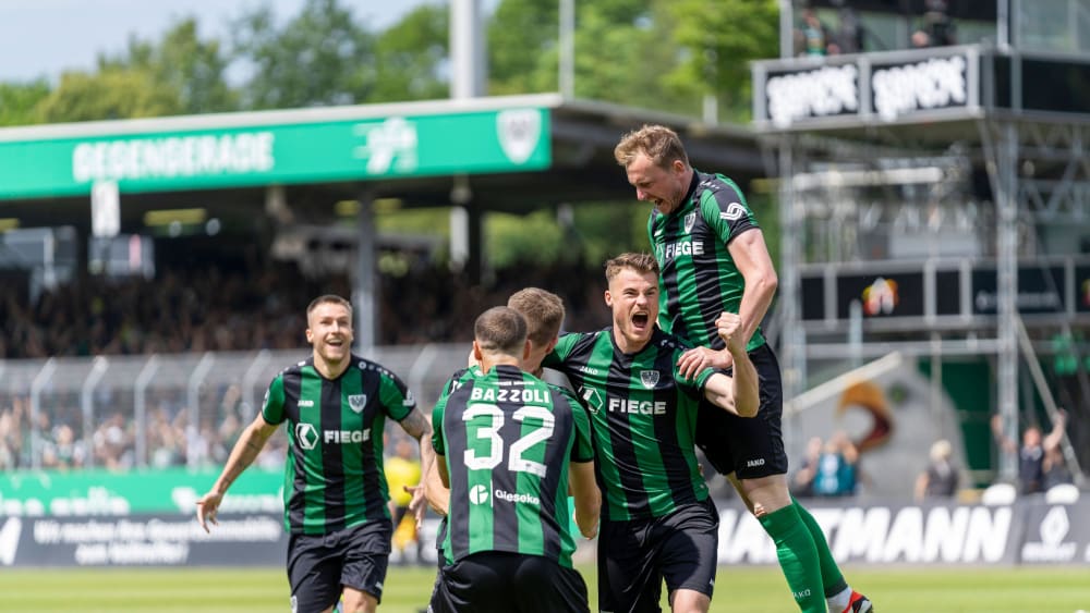 Zurück in der 2. Liga: Preußen Münster ist aufgestiegen.