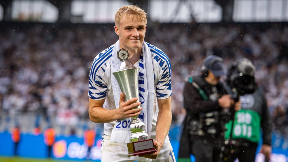 Bayer 04 zeigt konkretes Interesse an Kopenhagens Toptalent Victor Froholdt.