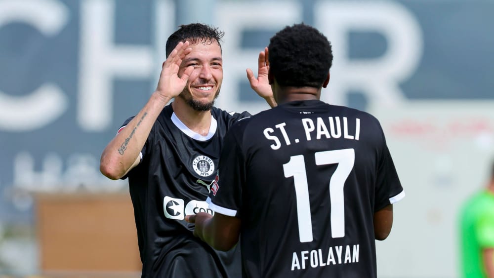 Neuling Mathias Pereira Lage (li.).