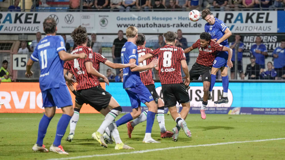 Der SV Meppen kam gegen Hannover 96 II nicht über ein Remis hinaus.