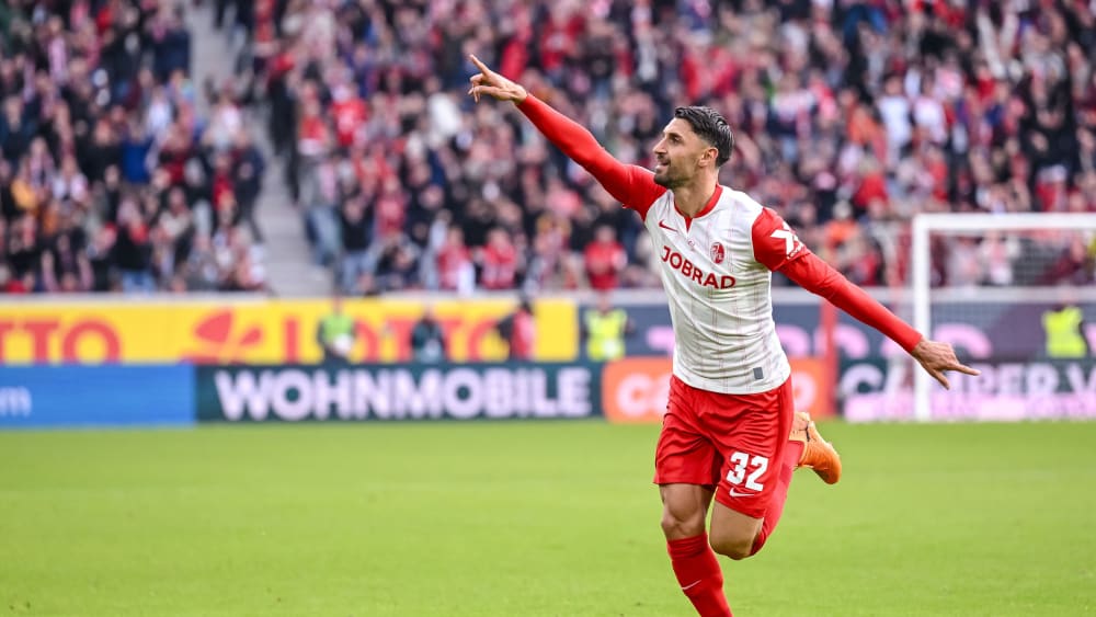 Kann Vincenzo Grifo mit seinem SC Freiburg auch gegen Utrecht jubeln?