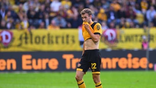 Führt die vereinsinterne Scorerliste an, fällt aber aus: Dynamo Dresdens Tom Zimmerschied.