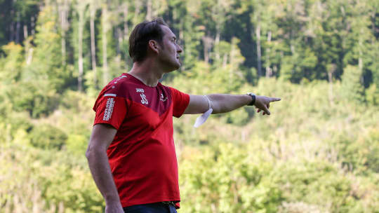 Jasko Suvalic (hier noch im Trikot des TSV Bad Boll) erlebt mit dem FC Gundelfingen entgegen der Erwartungen bisher eine ruhige Spielzeit.
