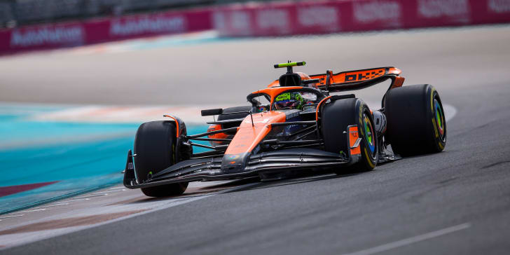 Lando Norris gewann im McLaren erstmals.