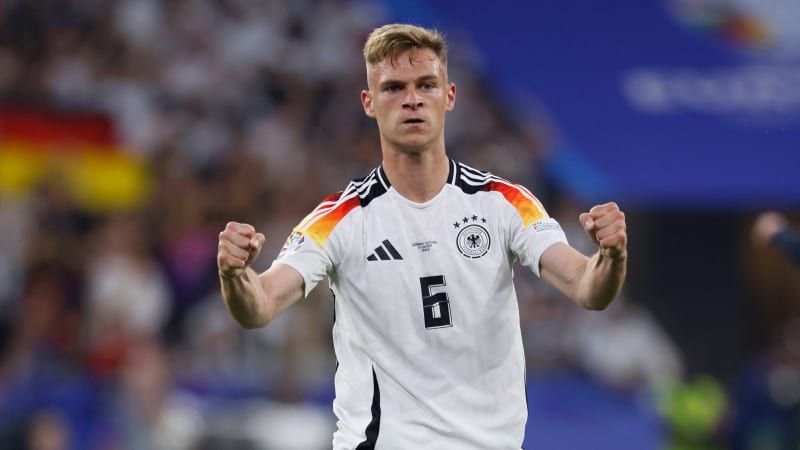 Germany v Scotland: Group A - UEFA EURO, EM, Europameisterschaft,Fussball 2024 Joshua Kimmich of Germany celebrates 1st goal during the UEFA EURO 2024 group stage match between Germany and Scotland at Munich Football Arena on June 14, 2024 in Munich, Germany. Munich Munich Football Arena Germany Germany PUBLICATIONxNOTxINxUK Copyright: xRichardxSellers Sportsphoto APLx 14040492