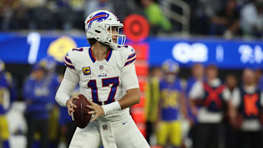 Josh Allen in einem NFL-Spiel für die Buffalo Bills
