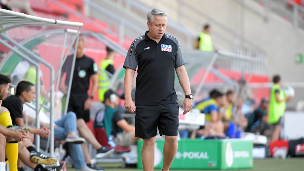 Ist über das Ausscheiden im DFB-Pokal enttäuscht: Eichstätt-Trainer Markus Mattes.