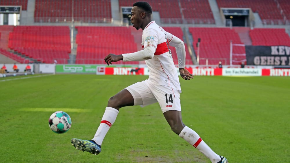 Stuttgarts Angreifer Silas arbeitet an seinem Comeback.