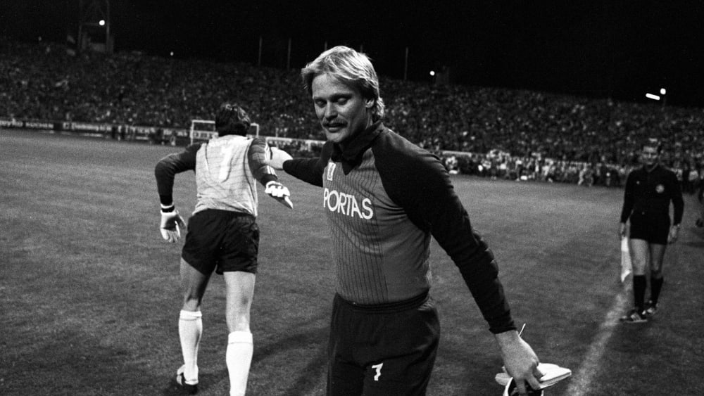 Ronnie Hellström bei seinem Abschiedsspiel für den FCK.