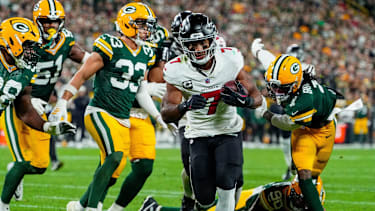 Bijan Ronbinson in einem NFL-Spiel für die Atlanta Falcons