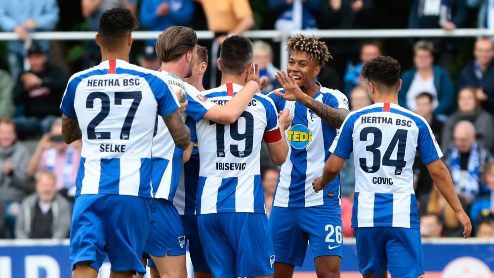 Jubel bei Hertha