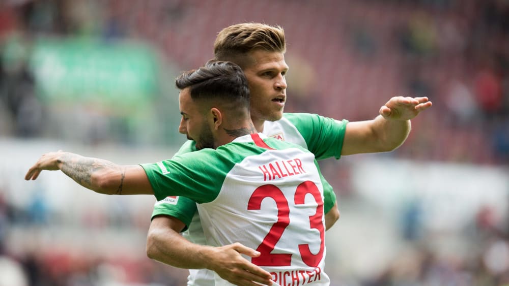 Erfolgreiches Duo: Florian Niederlechner (li.) und Marco Richter.