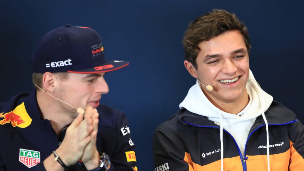 Max Verstappen und Lando Norris