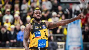 Tray Buchanan (MHP RIESEN Ludwigsburg, #02) 

GER, MHP Riesen Ludwigsburg - VET-CONCEPT Gladiators Trier, easycredit BBL, Basketball, Bundesliga [Bundesliga], 9. Spieltag, Spielzeit 2025/2026, 06.12.2025

Foto: Eibner-Pressefoto/Sandy Dinkelacker