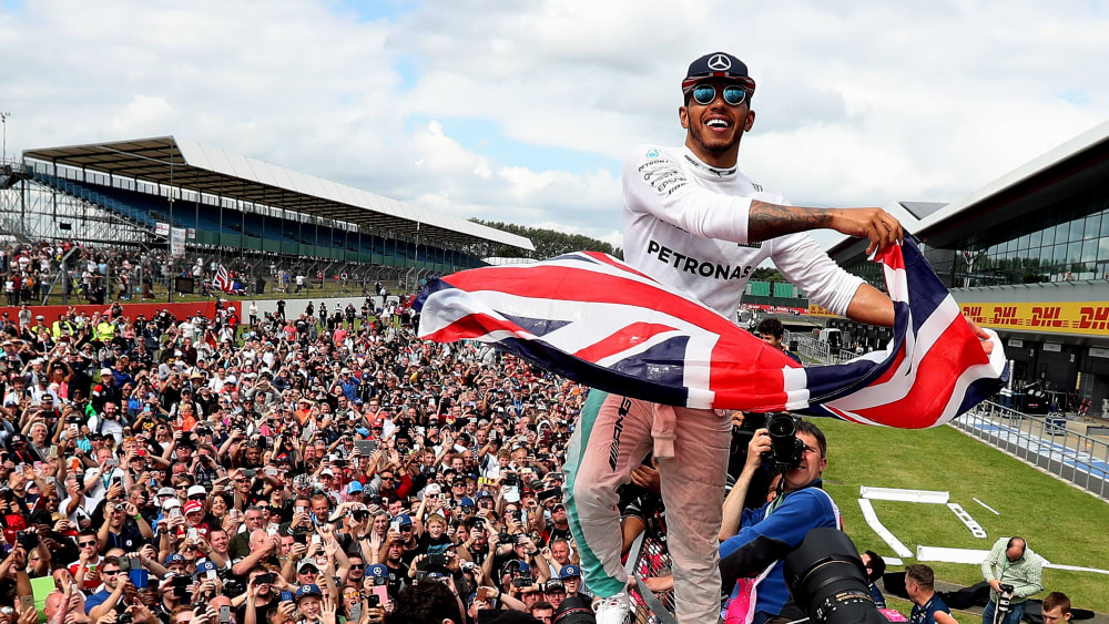 Könnte zum Rekordsieger von Silverstone werden: Mercedes-Pilot Lewis Hamilton.