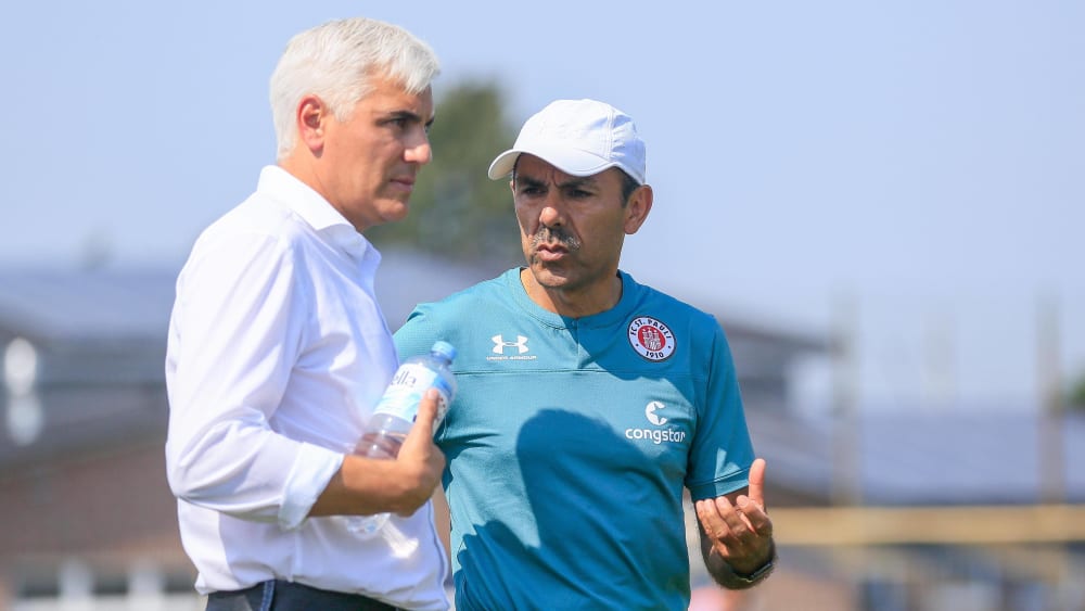 Wollen noch aktiv werden: St. Paulis Andreas Bornemann (links) und Jos Luhukay.