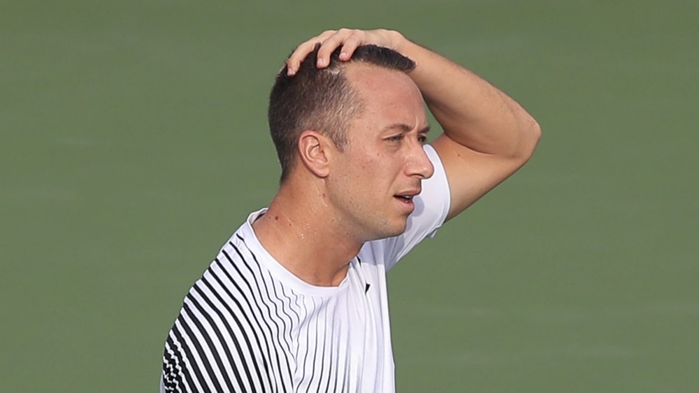 Keine Chance gegen Novak Djokovic: Philipp Kohlschreiber.