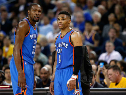 Kevin Durant und Russell Westbrook