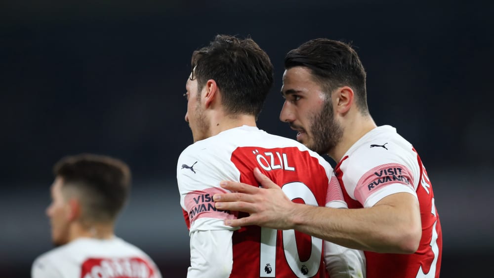 Mesut Özil (#10) und Sead Kolasinac