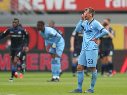 Das war nix: Bochums Robert Tesche in Paderborn.