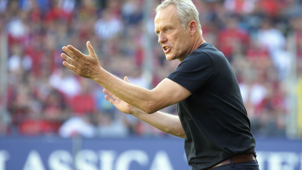 Hat die Qual der Wahl: Freiburgs Trainer Christian Streich. 