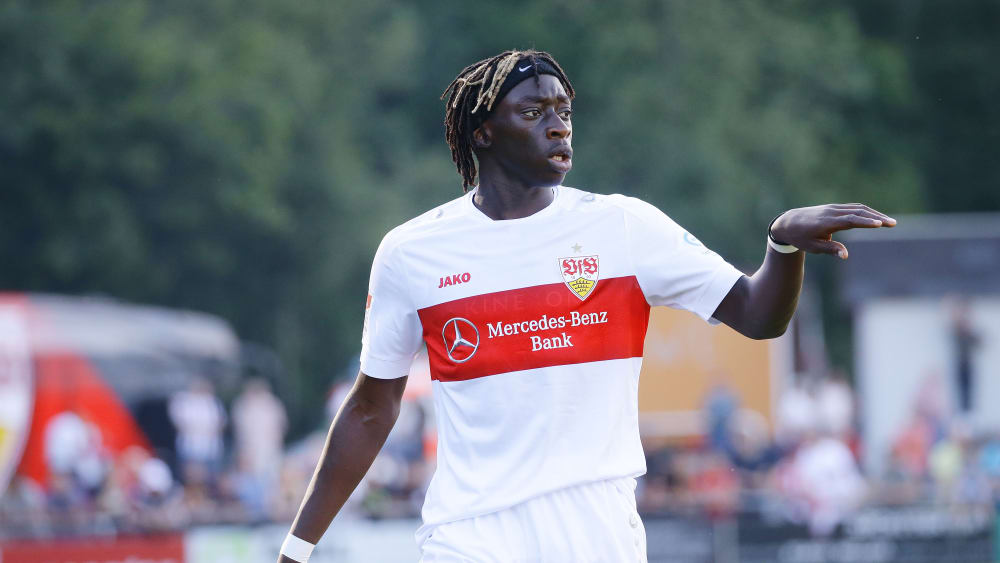 Über den VfB zur französischen Nationalelf? Stuttgarts Neuzugang Tanguy Coulibaly.