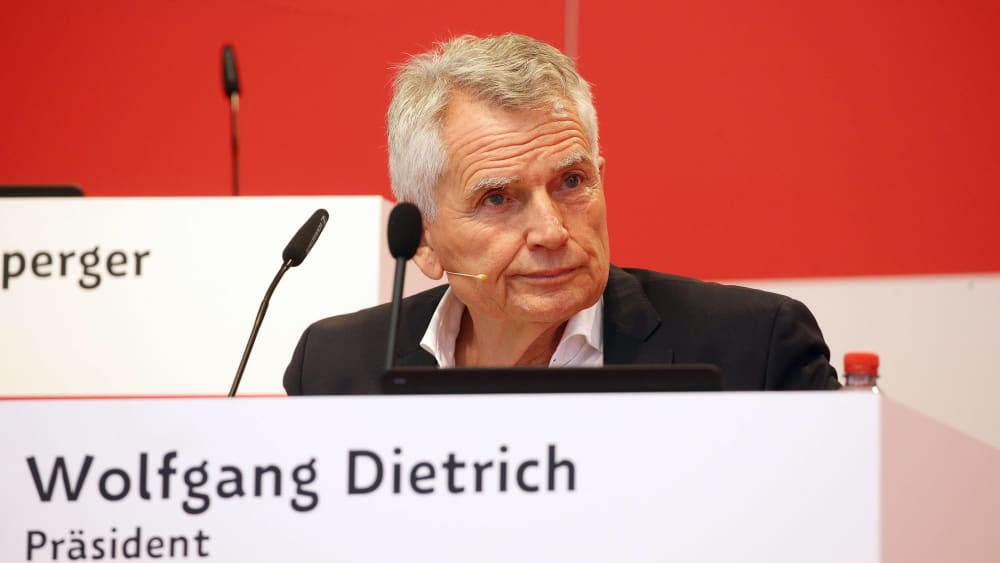 Wolfgang Dietrich am Sonntag in Stuttgart