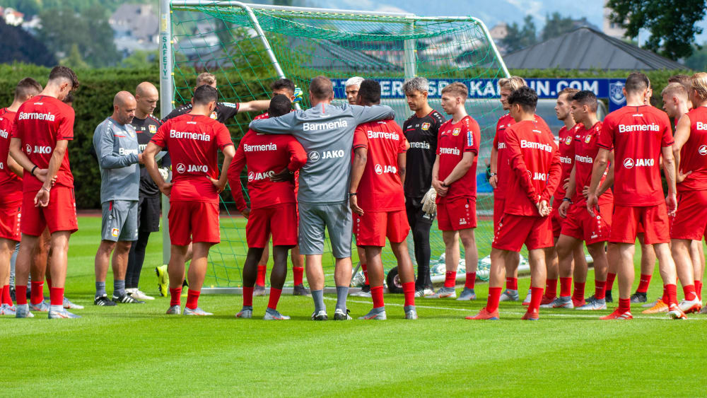 Nur eine Einheit pro Tag: Peter Bosz bittet Leverkusens Profi im Trainingslager vergleichsweise selten auf den Trainingsplatz.