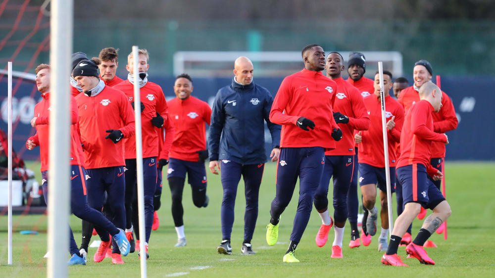 RB Leipzig darf das Mannschaftstraining wieder aufnehmen. 