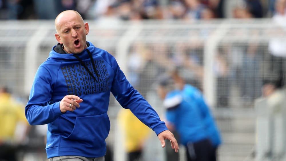 MSV Duisburg-Trainer Torsten Lieberknecht: "Die Mannschaft ...