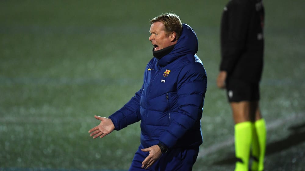 Sein Team musste wieder über 120 Minuten gehen: Barcelonas Coach Ronald Koeman.