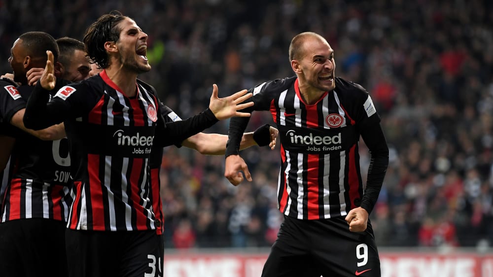 Zwei Stürmer, drei Tore: Goncalo Paciencia und Bas Dost (r.).