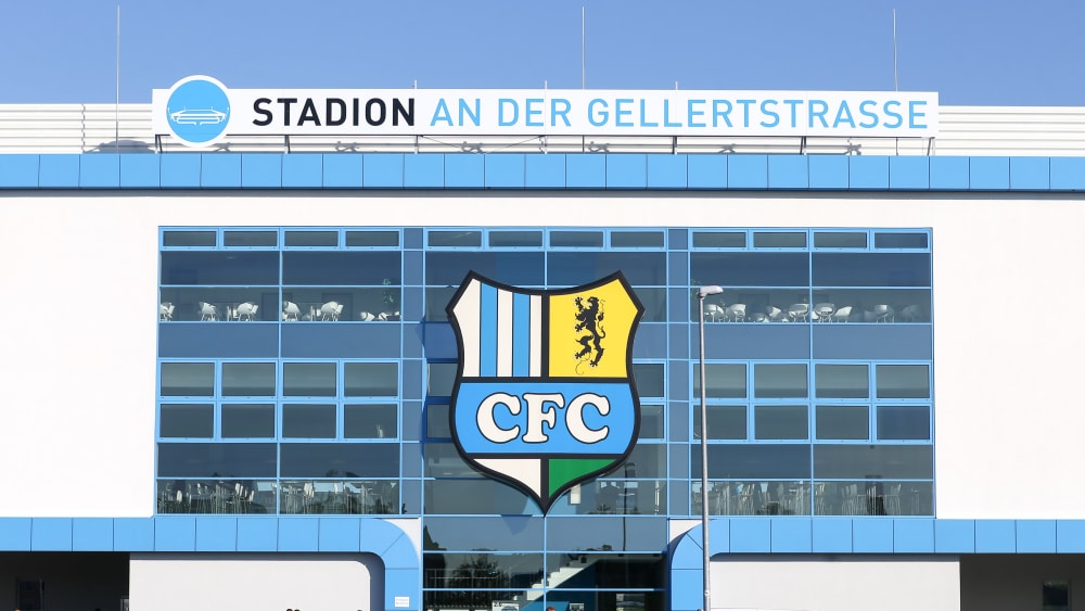 Das Stadion an der Gellertstraße