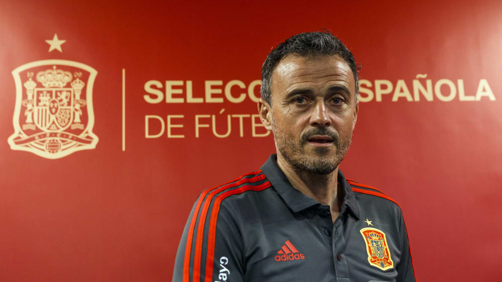 &#220;bernahm im Juli 2018 als Nationaltrainer: Luis Enrique.