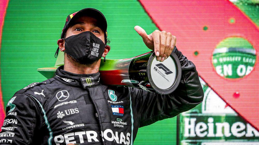 Weltmeister Lewis Hamilton hat Formel-1-Geschichte geschrieben.