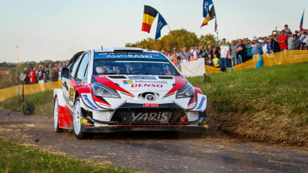 Auftaktsieger: Der Este Ott Tänak im Toyota.