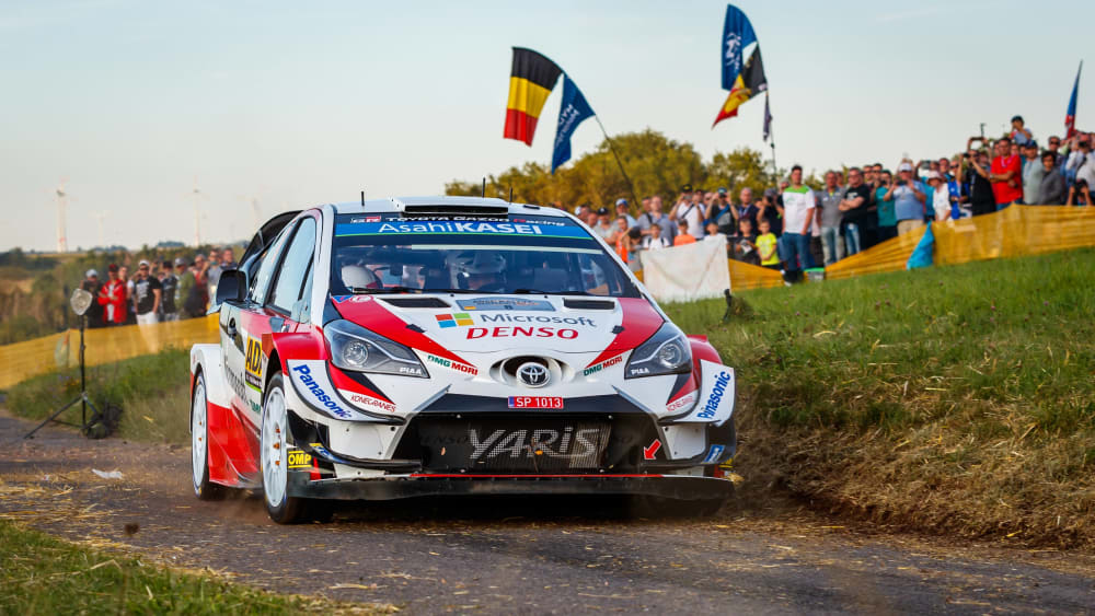 Auftaktsieger: Der Este Ott Tänak im Toyota.